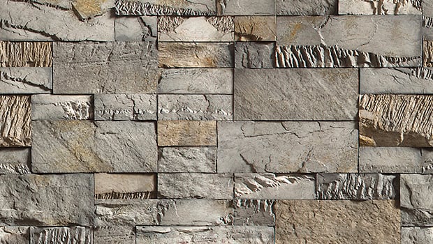 Manufactured stone veneer made with lightweight pumice aggregate