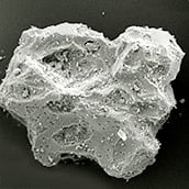 piedra de espuma naturaleza de partículas de polvo de piedra pómez