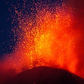 las erupciones volcánicas crean piedra pómez
