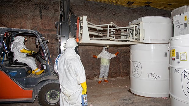 emplacing nuclear waste underground