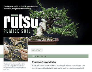 link to Rutsu grow media website